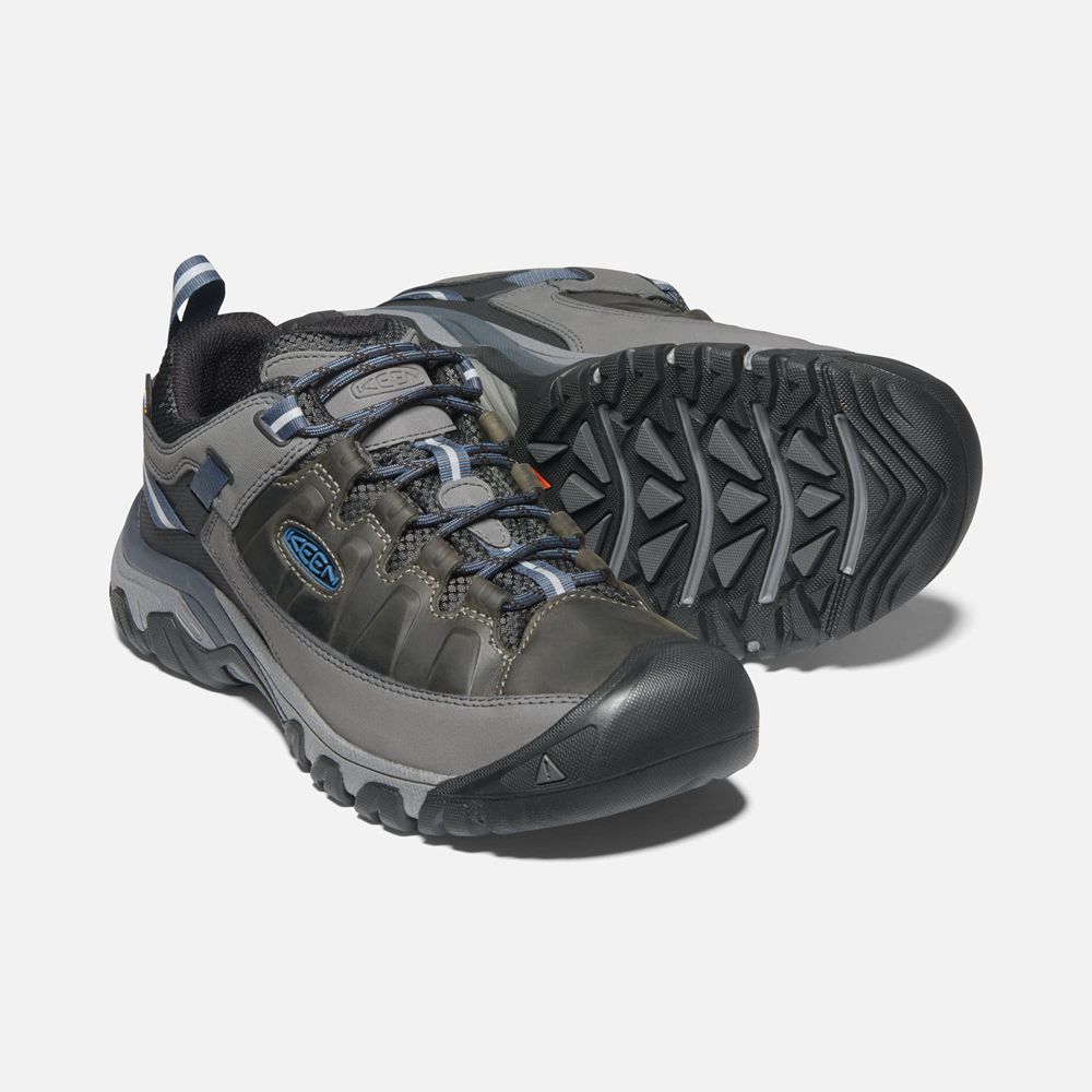 Keen Wandelschoenen Heren Donker Grijs - Targhee Iii Waterproof Wide - 76480-NLRX